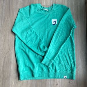 Peloton Long Sleeve sweater teal Large